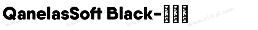 QanelasSoft Black字体转换